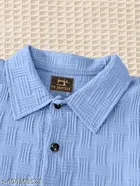 Self Design Cotton Blend Shirt for Boys 