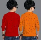 Cotton Blend Round Neck T-Shirts for Boys 