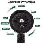 7 Pattern High Pressure Hose Nozzle Water Spray 