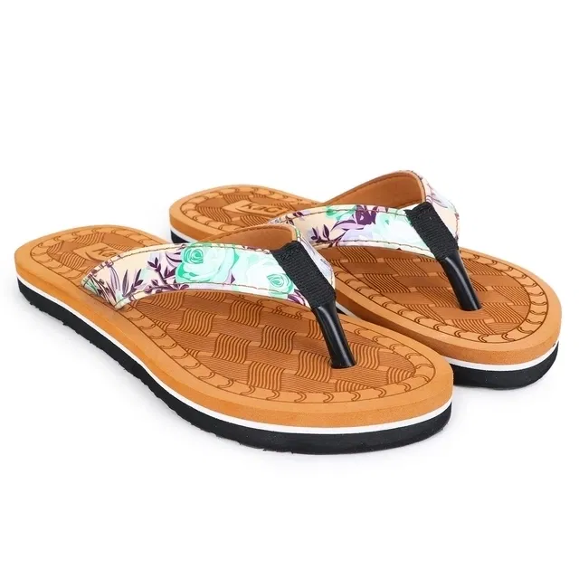 Slippers for Women (Tan, 5)