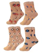 Woolen Blend Ankle Length Socks for Women & Girls 