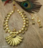 Elegant Alloy & Pearl Jewellery Sets