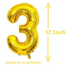 Foil Balloon for Birthday Celebration, No. 33 