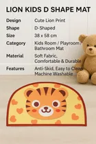 Status Lion D shape Mat 38x58cm