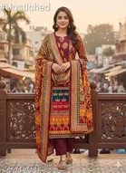 Synthetic Crepe Pakistani Suits for Women 