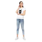 Denim jeans For Women, MID BLUE 