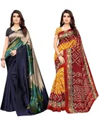Mysore Silk Printed Saree for Women 