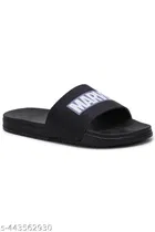Sliders for Men, White & Black 