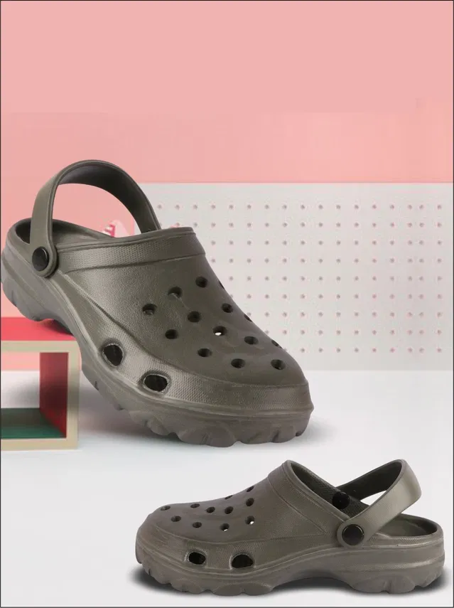 Clogs for Men, Olive (10)