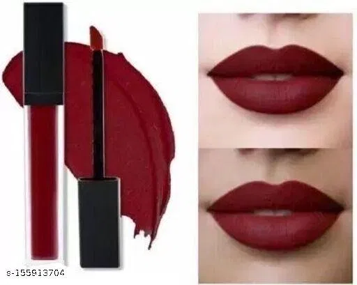 Liquid Lipstick for Women (Maroon)