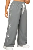 Loose Fit Solid Trackpants for Women 