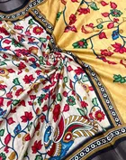 Cotton Linen Printed Saree for Women 