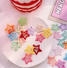 Metal Star-Shaped Hair Clips for Girls (Multicolour, Pack of 10)