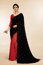 Georgette Printed Saree for Women 