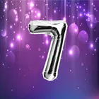 Foil Balloon for Birthday Celebration, No. 7 