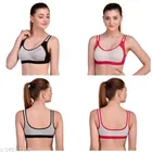 Polycotton Sports Bra for Women 