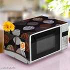 KANUSHI Industries® Microwave / Oven Top Cover With 4 Utility Pockets + 1 Pc Top Load Fully Automatic Washing Machine Cover + 1 Pc FRIDGE HANDLE COVER 