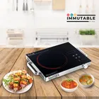 Immutable Infralite Pro ICT 2200W Black Infrared Cooktop, Auto Shut Off & Overheat Protection 