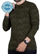 Cotton Blend Round Neck Printed T-Shirt for Men 