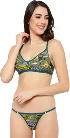 Cotton Silk Lingerie Set for Women 