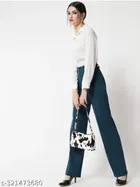 Cotton Blend Trouser for Women 