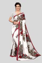 Art Silk Printed Saree for Women 