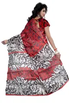 Taffeta Silk Printed Saree for Women 
