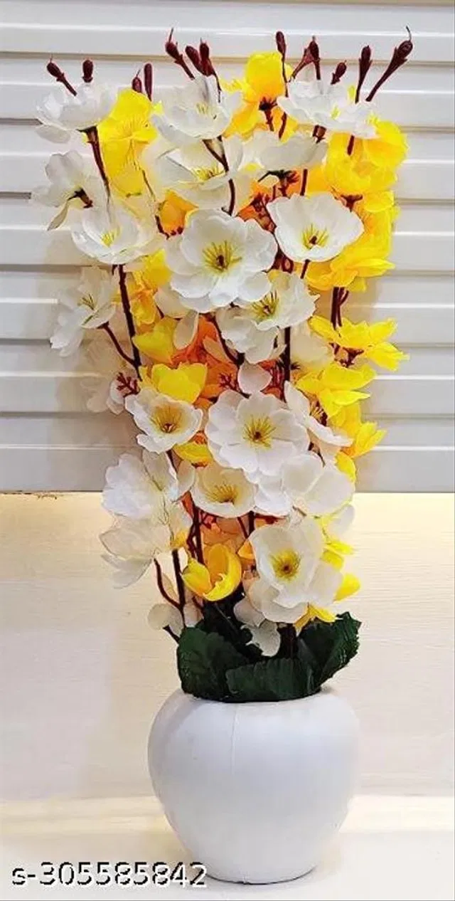 Plastic Artificial Flower (Multicolor)