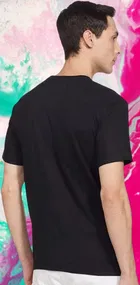 Half Sleeves Round Neck Printed T-Shirt for Men 