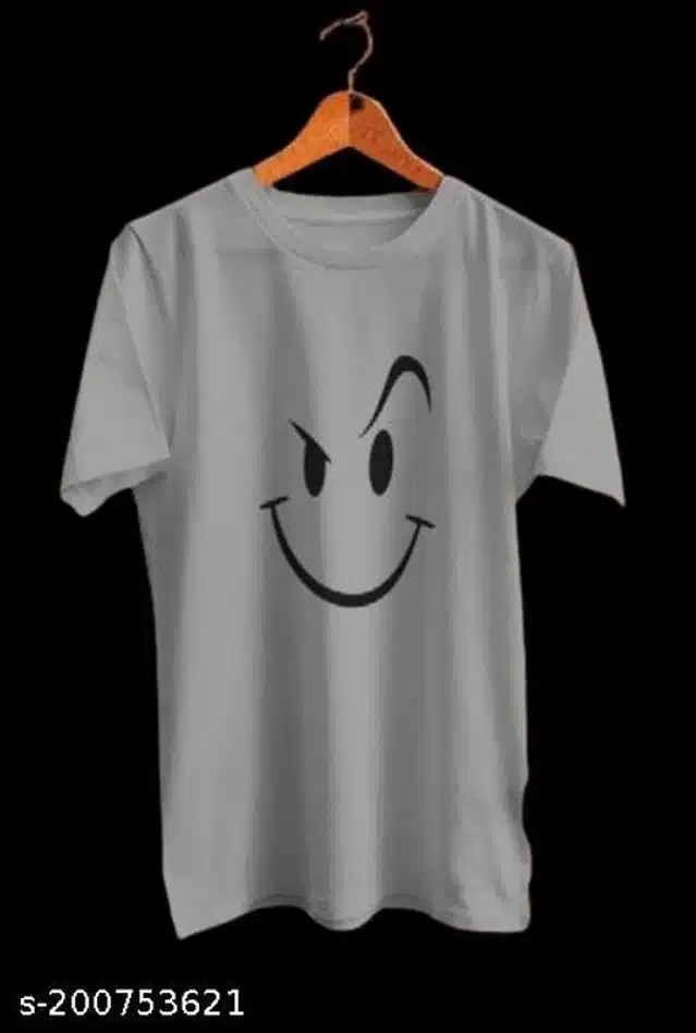 T-Shirt for Men (Grey, XL)