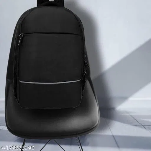 Rubber Backpack for Men & Women, Black
