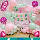 Princess Theme 3rd Happy Birthday Decoration Items For Girls , Multicolor, Pack of 110