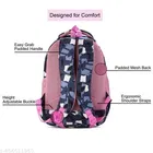 Cotton Blend Backpack Bag, Black