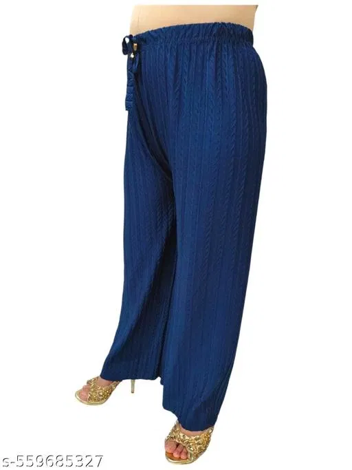 Palazzos for Women (Blue, M)