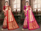Khadi Silk Printed Saree for Women 