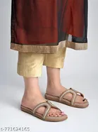 Shoetopia Embellished Flat Sandals 