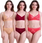Cotton Blend Lingerie Set for Women 