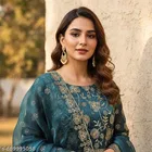 Embroidered Anarkali Suit for Women 
