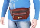 AXen Faux Leather Waist Bag for Men & Women 