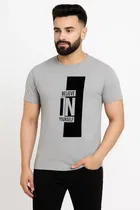 Round Neck Printed T-Shirt for Men 