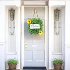 Akaar Jade Welcome Door Hanging with Yellow Sunflower - 