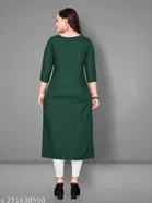 Embroidered Rayon Kurti for Women 