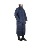 Solid Overcoat with Hoods and Side Pocket Raincoat for Men 