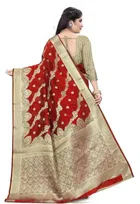 Organza Zari Woven Saree for Women 