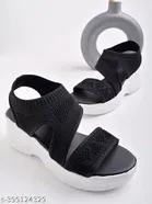 Mesh Heel Sandals for Women 