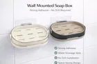 Wall-Mounted Soap Case with a draining tray Assorted any 1