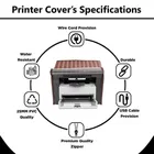 E-Retailer PVC Waterproof and Dustproof Zipper Printer Cover for HP Laser Jet M1005 Printer 