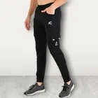 Lycra Nylon Logo Printed Track Pant for Men 