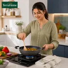 TerraHome Non-Stick-Aluminum Kadhai 1500 ml 23cm