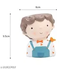 Terracotta Decorative Cute Girls Plant Holder for Home Decor 